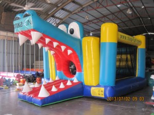<b>Inflatable</b> PVC Crocodile Jumping Castle for <b>Kids</b> Adventure Parks City Parks Commercial Outdoor Use - Product Image 6