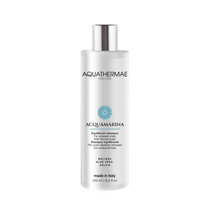 AQUATHERMAE Acquamarina Equilibrium Made In Italy Liquid <b>Shampoo</b> 250ml For Stressed Hair With Thermal Water Moisturizing - Product Image 1