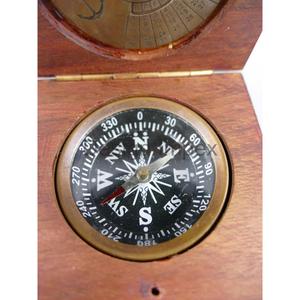 Brújula de latón de madera respetuosa con el medio ambiente, caja Náutica de estilo Vintage, brújula náutica, artículos de regalo, recuerdo y promoción - Product Image 4
