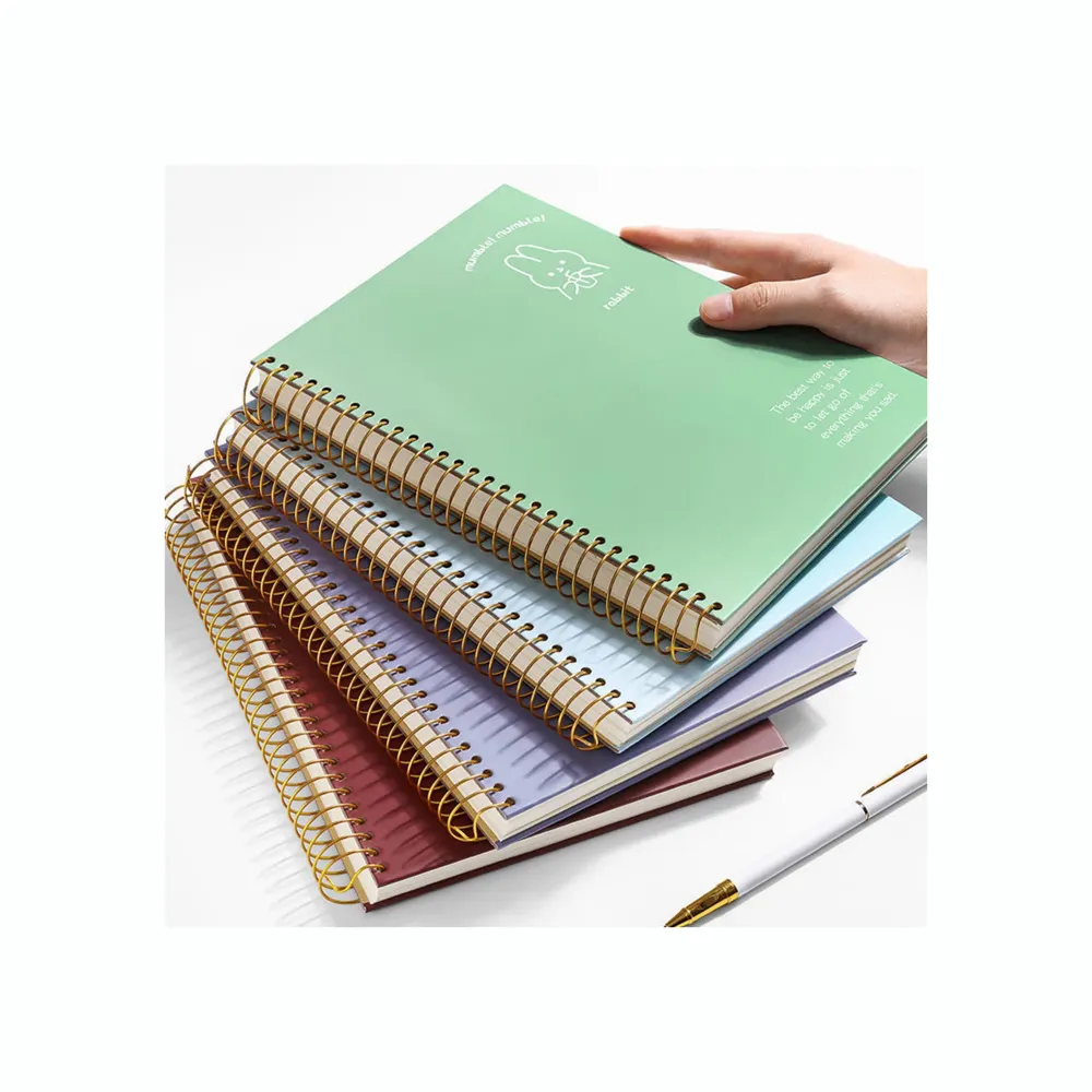 Productos de promoción de innovación, planificador de cuaderno, encuadernación, libro de trabajo escolar, Bloc de notas, cuaderno de colores con encuadernaciones, diseño de logotipo T