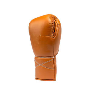 Gants de boxe et de kickboxing Sanda professionnels de haute qualité pour adultes, fermeture à lacets, respirants, légers, en cuir, avec poignées. - Product Image 2
