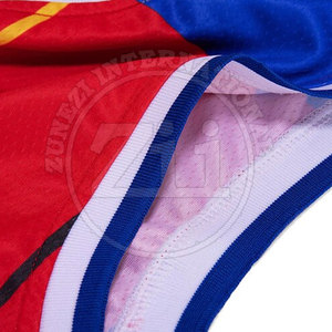 Tenues de basket-ball durables, respirantes et confortables, couleur unie, 100% polyester, légères, grandes tailles, fabriquées au Pakistan, toutes tailles - Product Image 4