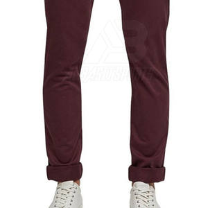 Pantalon en coton léger pour hommes pantalon avant plat pour un tissu à usage quotidien formel et durable - Product Image 5