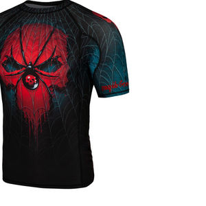 Chemise de compression personnalisée à manches courtes Logo de surf Mma Bjj Rashguards Jiu Jitsu sublimés - Product Image 2