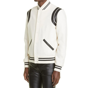 Blouson Bomber Varsity pour Homme Style Collège Décontracté Confortable Coupe Classique Tissu Léger et Doux Vêtement Quotidien Extérieur - Product Image 2