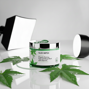 Masque crème pour le visage et le corps raffermissant biologique Glee Impex avec glycérine, format voyage, pour raffermir la peau, hydrater et nourrir - Product Image 2