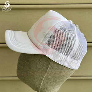 Sombrero de camionero con diseño de logotipo bordado 3D de tela colorida más vendida uso al aire libre - Product Image 5