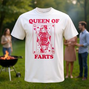 Maglietta Promozionale Queen of Farts, T-Shirt Queen of Farts - Product Image 3