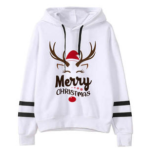 Sweat à capuche surdimensionné d'hiver unisexe du fabricant 600 Gsm French Terry Heavyweight Christmas Embroidered Christmas for Men Plus Size - Product Image 5