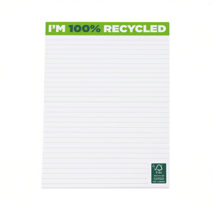 Recycled Desk-Mate <b>A5</b> Sustainable Memo Pads Eco-Friendly <b>Notepad</b> for Eco-Conscious Merchandising - Product Image 3
