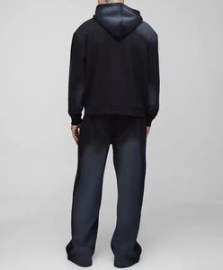 ชุดวอร์มผู้ชายสีพื้นผ้าฟลีซสำหรับฤดูหนาว - ปรับแต่งได้ ผ้าฝ้าย 100% ระบายอากาศได้ดี น้ำหนักเบา สไตล์ลำลองสำหรับผู้ใหญ่ - Product Image 2