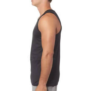 Camiseta de entrenamiento sin mangas ligera informal para hombre al por mayor, diseño de secado rápido y transpirable a bajo precio - Product Image 5