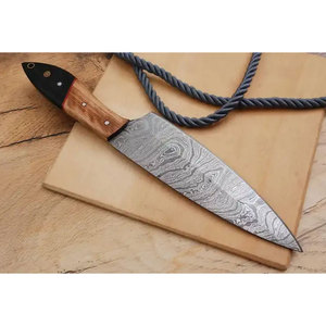 Venta al por mayor de cuchillos de cocina personalizados de alta calidad, superventas, cuchillo de Chef OEM, cuchillo de Chef con mango ligero y mango rojo - Product Image 2