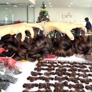 Extensiones de cabello humano vietnamita de color marrón hinchable de la más alta calidad con paquete de precio al por mayor 2025 - Product Image 3