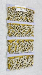 Dentelle Kodi Latkan de haute qualité pour sarees, Lehenga, robes, Dupattas, sacs, artisanat et décoration intérieure Garniture d'embellissement de qualité supérieure - Product Image 3