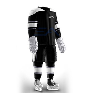 Diseña Tu Propio Uniforme de Hockey sobre Hielo Transpirable, Precio Bajo, Nueva Llegada en Diferentes Colores, 100% Poliéster - Product Image 2
