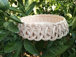Eco-Friendly Natural Rattan <b>Square</b> <b>Basket</b> Wavy Woven Edges Handmade Storage <b>Baskets</b> Modern Multifunction Design Made Vietnam - Product Image 5