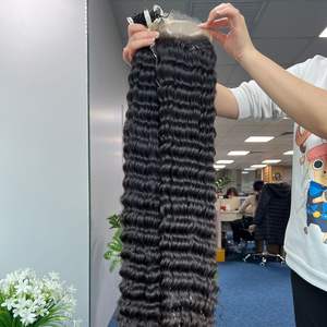 ผมมนุษย์แบบไม่ผ่านการทำผมมนุษย์ผมคนจากกัมพูชา - Product Image 1