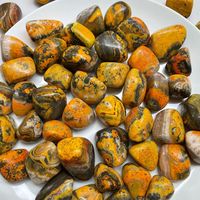 Hochwertige Hummel Jasper Tumbled Stones Halbe del stein Crystal Craft poliert mit Feng Shui Style Online kaufen