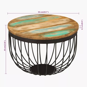 Elegante Mesa cilíndrica redonda de oro hecha a mano para salas de estar, dormitorios y esquinas decorativas con atractivo atemporal - Product Image 6