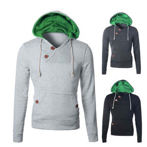 Sweats à capuche sur mesure pour hommes quantité minimale de commande bas Offre Spéciale hiver Style de rue grande taille sweats impression solide Opt OEM/ODM Services - Product Image 3