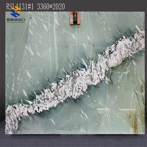 Lastra di Marmo <span class=keywords><strong>Naturale</strong></span> Verde Giada di Alta Qualità per Pareti Decorative di Ville di Lusso - Product Image 6