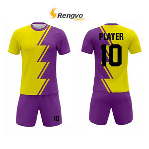 Conjunto de camisetas de fútbol para mujer, camisetas de sublimación para niños, uniformes deportivos de fútbol, ropa de fútbol personalizable - Product Image 2