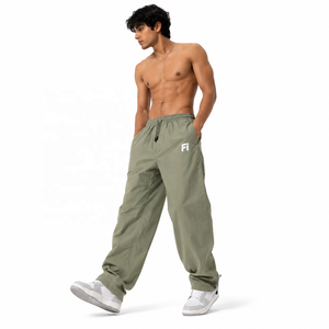 Relaxed Fit Windbreaker men's pants Casual Loose Fit Lightweight Street Fashion Custom Logo OEM Wholesale Supplier USA - Product Image 4