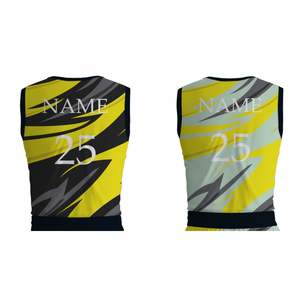 Camiseta de baloncesto reversible al por mayor, uniforme transpirable de verano con estilo de equipo impreso personalizado, servicio OEM y ODM disponible - Product Image 5