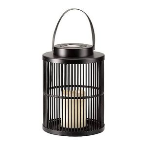 Linterna de alambre de hierro alto con marco resistente y acabado antiguo adecuado para centros de mesa interiores o iluminación de porche al aire libre - Product Image 2