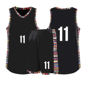 Maillots de basket-ball en polyester Bsci, uniformes d'équipe pour hommes, qualité supérieure, ensemble d'uniformes de basket-ball pour hommes - Product Image 1