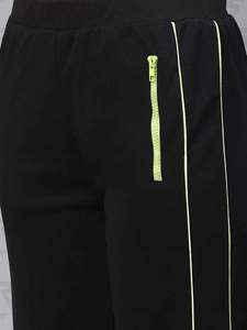 Conjunto Deportivo Personalizado Unisex de Manga Larga para Hombre, Negro, Casual, 100% Algodón, Sudadera con Media Cremallera y Pantalones Deportivos, 2 Piezas - Product Image 3