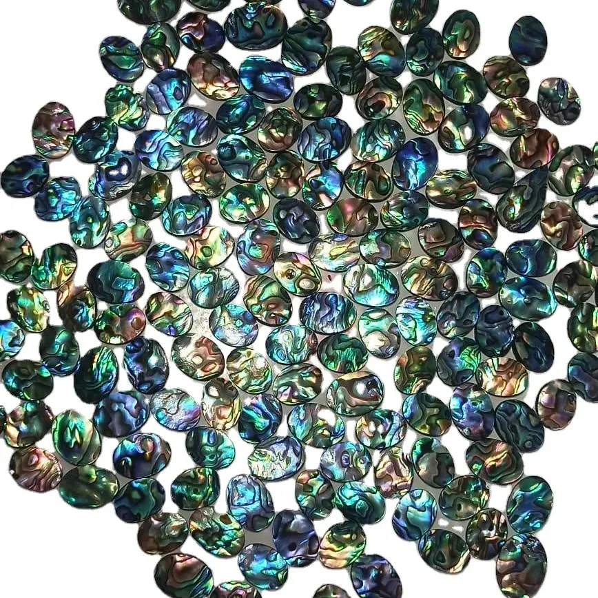 Abalone kabuk mücevher taşları yapımı doğal Cabochon gevşek taş hindistan satıcı üst taşlar