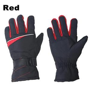 Gants de neige d'hiver pour hommes de haute qualité Taux bon marché Gants de ski imperméables coupe-vent Meilleur matériau en cuir chaud de haute qualité - Product Image 3