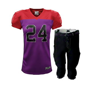 Maillot de football américain de compétition pour adultes, uniforme de match, jersey en polyester 260GSM, vêtements de sport - Product Image 3