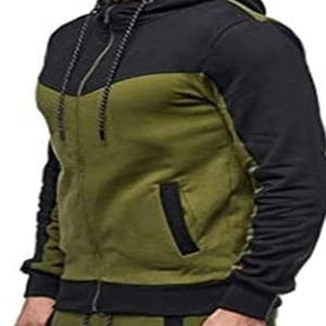 ชุดออกกำลังกายสำหรับผู้ชายชุดวิ่งออกกำลังกายน้ำหนักเบาระบายอากาศได้ดีมีซิปออกแบบได้ตามที่ต้องการ - Product Image 5