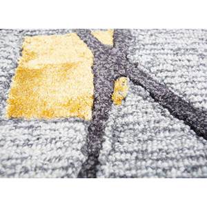 Alfombra de Lana y Viscosa Hecha a Mano Acar, Diseño Abstracto Gris y Negro, Rectangular con Rayas, 4m 10mm, para Sala de Estar o Pasillo - Product Image 3