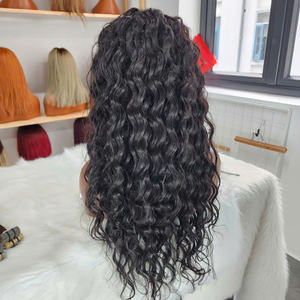 วิกผมชาวเวียดนามแท้วิกผมลูกไม้แบบเต็มความละเอียด26นิ้วทำจากผมมนุษย์ดิบ - Product Image 3