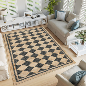 เสื่อขนสัตว์ทำมือแบบหรูหราเป็นมิตรกับสิ่งแวดล้อมทำด้วยมือเสื่อปอกระเจาพรม kilim ทันสมัยบ้านโรงแรมสำนักงานรูปแบบที่ไม่ซ้ำกันคุณภาพดีที่สุดสำหรับใช้ในห้องนั่งเล่น - Product Image 5