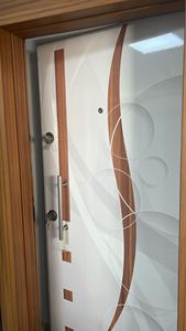 Puertas Exteriores de Acero Inoxidable 304 de Seguridad Moderna, Anti-Robo, Acabado Manual, Color Personalizado, Fabricante Turco - Product Image 6