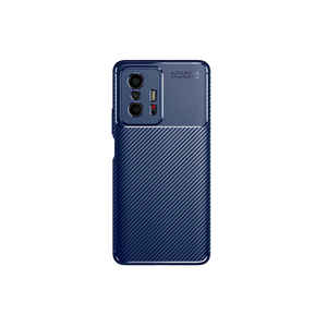 Pour Xiaomi Mi 11T 5G Coque ATA Noir Premium Silicone Souple TPU Coque Arrière Bleu Foncé Électroplaté A3S 11Pro Poco M3 Poco X3 A1 - Product Image 1