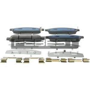 Set di pastiglie freno anteriori FEBEST (0201-A60F) - Product Image 1