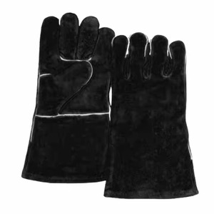El mejor cuero de alta calidad con pulgar de Palma reforzado e índice TIG/MIG guantes de trabajo de soldadura guantes de trabajo de equipo de seguridad manual - Product Image 1