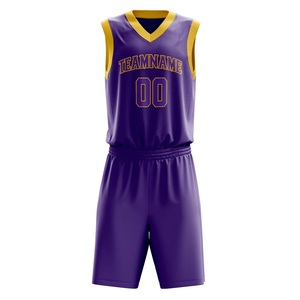 Uniformes de basket-ball sans manches pour jeunes pour l'entraînement sportif 100% polyester évacuation de l'humidité séchage rapide uniforme respirant - Product Image 1