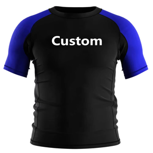 Camiseta de Manga Larga para Hombre, Transpirable, de Secado Rápido, de Primera Calidad, Spandex/Poliéster, Rashguard Personalizado, Nuevo, MMA, 2026 - Product Image 1
