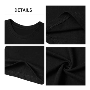 Camisetas de algodón 100% de verano para hombre, camisetas informales de manga corta de algodón sólido con cuello redondo, camisetas suaves básicas para hombre, camisetas holgadas - Product Image 3
