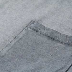 Venta al por mayor hombres ácido piedra lavado Boxy camisetas 100% algodón secado rápido Streetwear Hip Hop Vintage Logo de gran tamaño para Fitness - Product Image 5