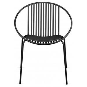 Chaise de salle à manger en métal Bali pour extérieur, finition marron, pour usage extérieur, maison, bureau et appartement - Product Image 2