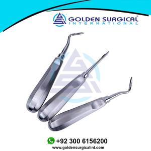 Ensemble de 8 éleveurs orthodontiques en acier inoxydable, outils d'extraction dentaire incurvés pour racines, instruments dentaires - Product Image 4