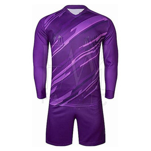 Ensembles de vêtements de hockey pour gardiens de but faciles à porter avec taille personnalisée uniforme de maillot de football de gardien de but de sport pour hommes - Product Image 1